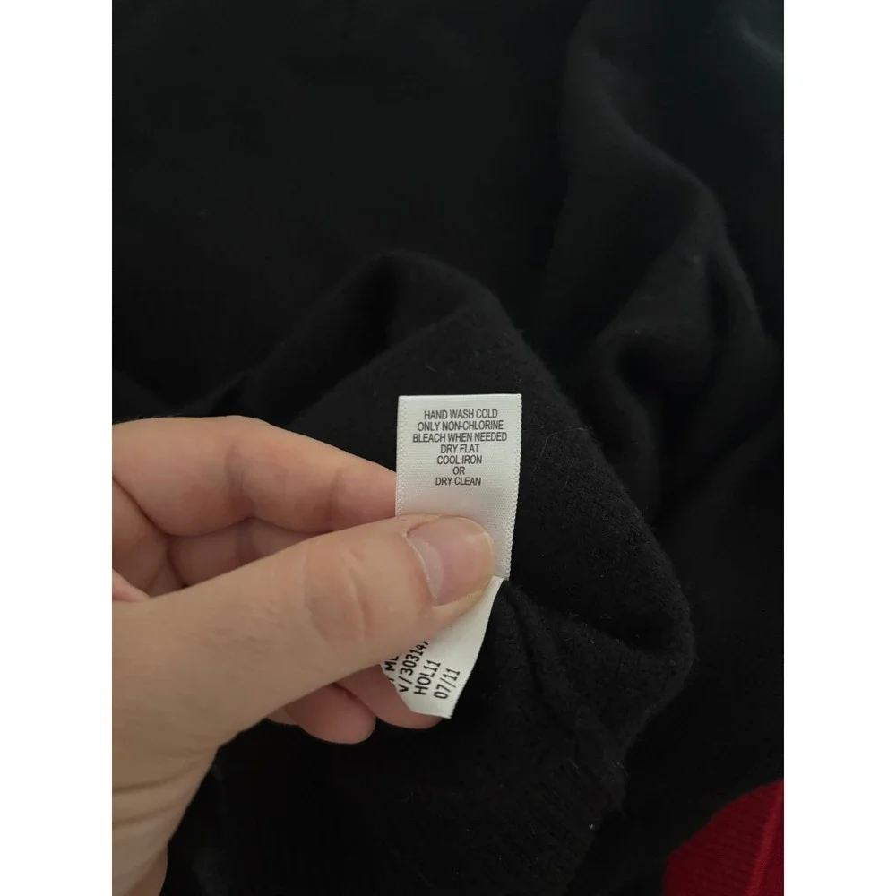 Banana Republic Sweater‎ Mens Small Black Wool Capsule Minimalist Luxury Vintage